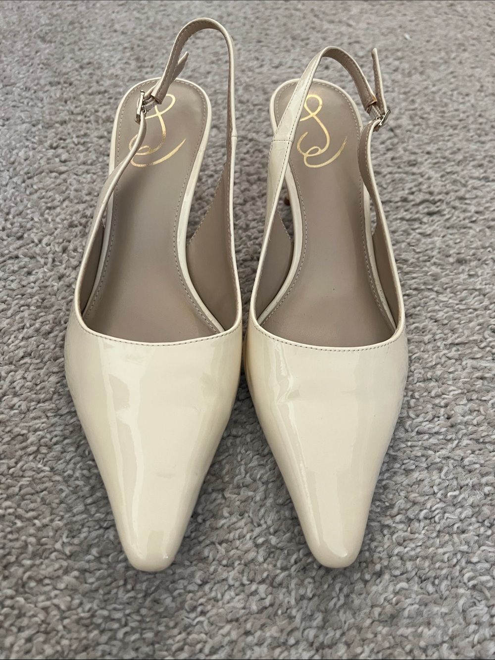 Sam Edelman Bianka Slingback Pumps in Ivory